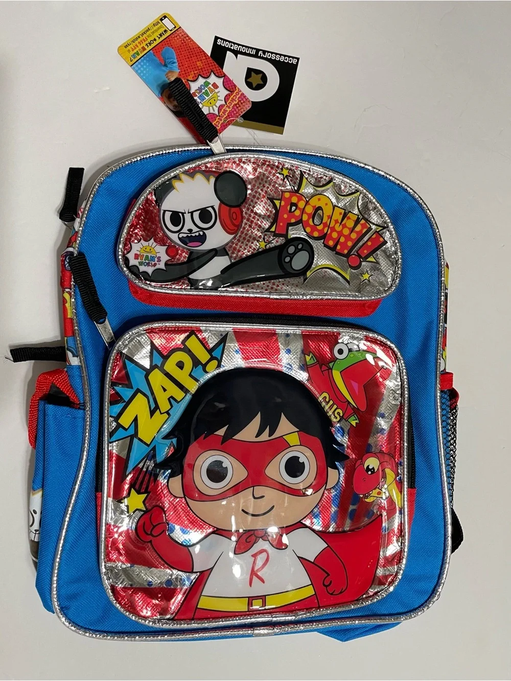 Small backpack Ryan's World Toddler Backpack 12in. - Blue New with tag! Size:12”